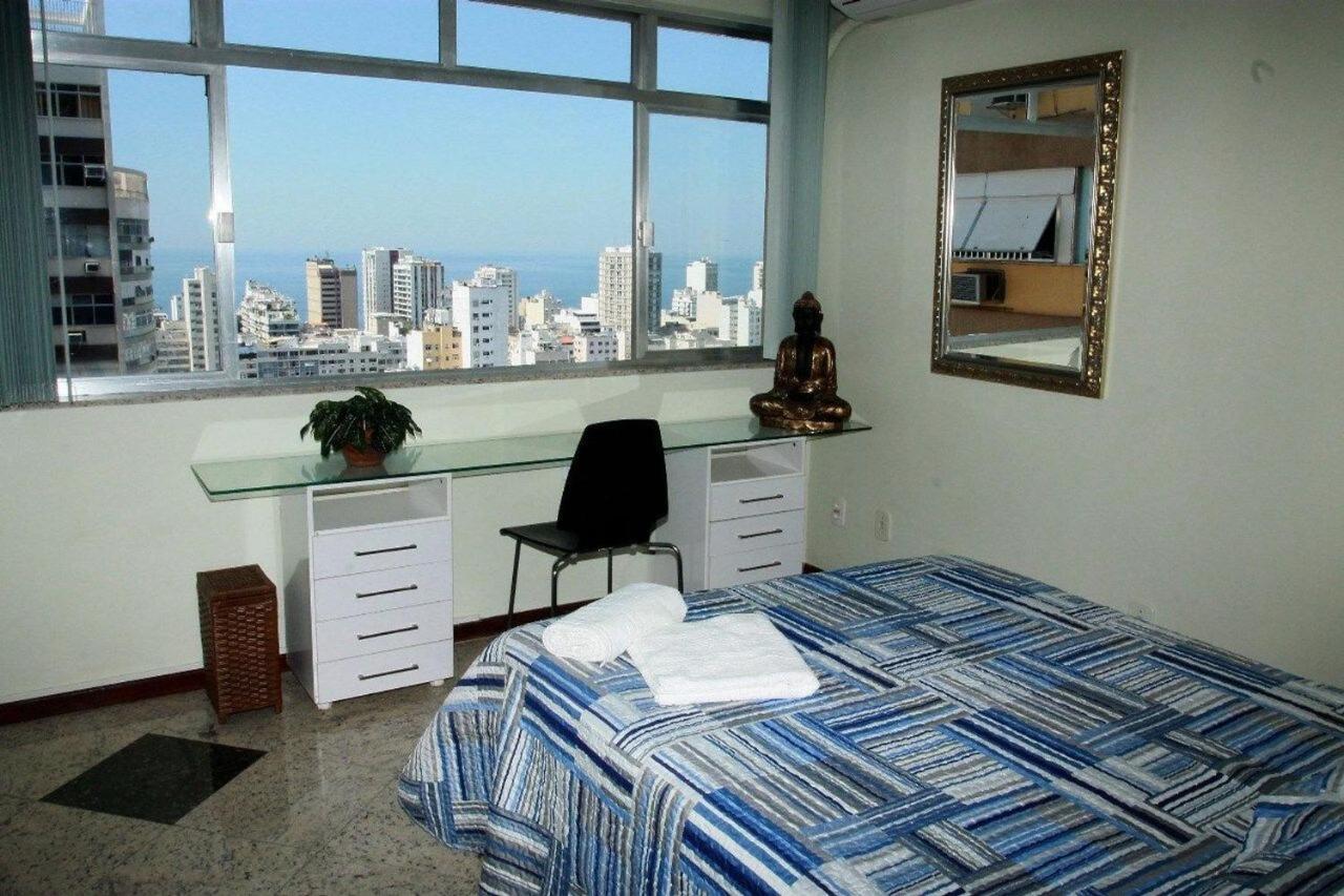 VISTA TOP para a Praia de Ipanema e Lagoa - Apartamento com WIFI, AR e cozinha Rio de Janeiro Exterior foto