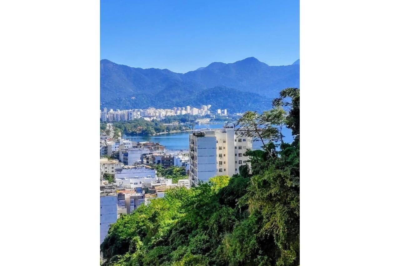 VISTA TOP para a Praia de Ipanema e Lagoa - Apartamento com WIFI, AR e cozinha Rio de Janeiro Exterior foto