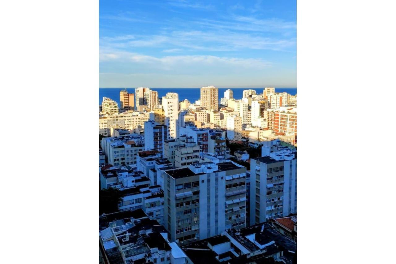 VISTA TOP para a Praia de Ipanema e Lagoa - Apartamento com WIFI, AR e cozinha Rio de Janeiro Exterior foto