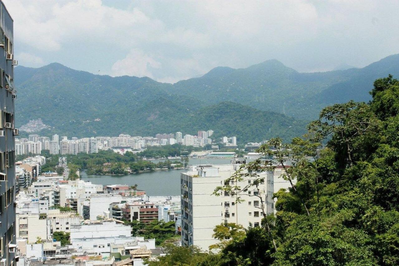 VISTA TOP para a Praia de Ipanema e Lagoa - Apartamento com WIFI, AR e cozinha Rio de Janeiro Exterior foto