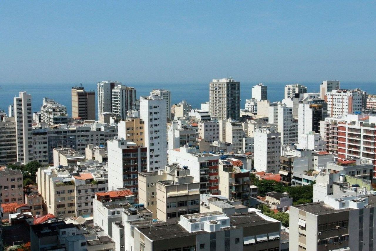 VISTA TOP para a Praia de Ipanema e Lagoa - Apartamento com WIFI, AR e cozinha Rio de Janeiro Exterior foto