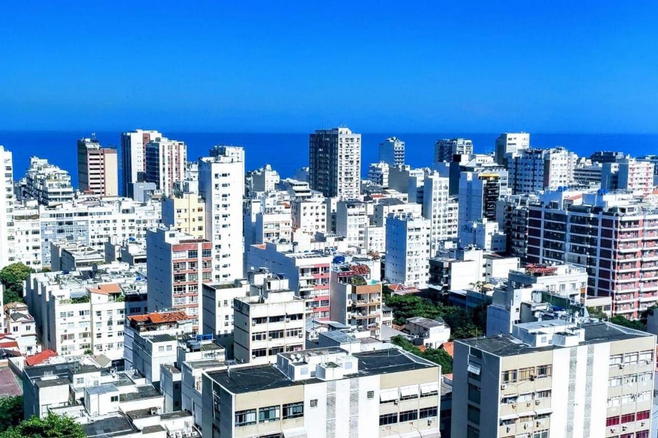 VISTA TOP para a Praia de Ipanema e Lagoa - Apartamento com WIFI, AR e cozinha Rio de Janeiro Exterior foto